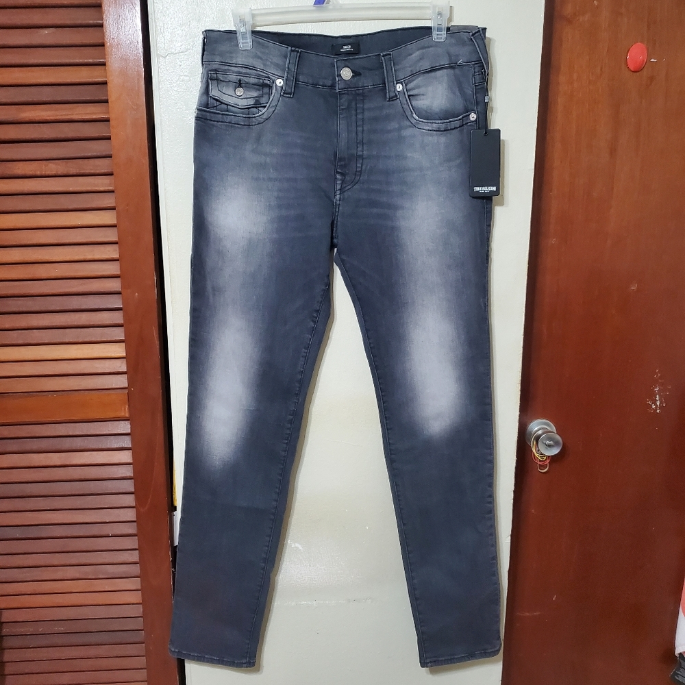 True religion sn flap rocco relaxed skinny stretch jeans